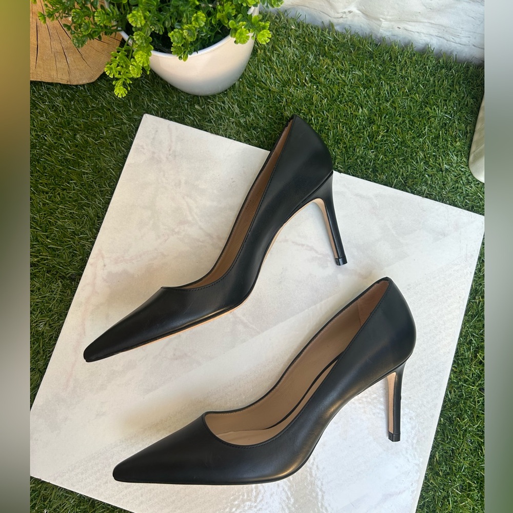 Stuart Weitzman Anny Pointed-Toe Slip-On Pumps Bl… - image 7